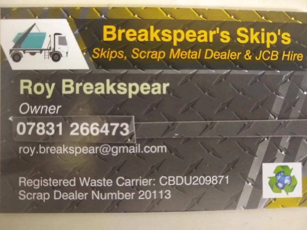 Walter Breakspear & Grandson Skip Hire