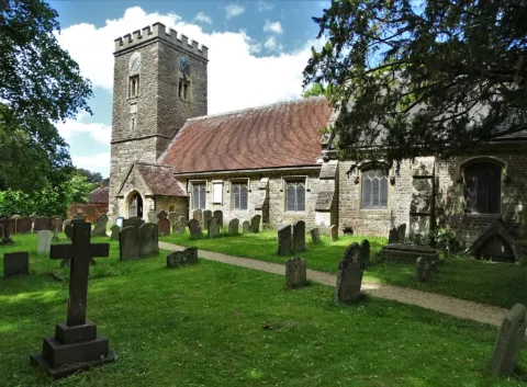 St Blaise's parish church and churchyard, Milton