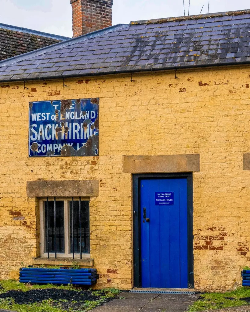 The old West of England Sack Hiring Company building in Wantage